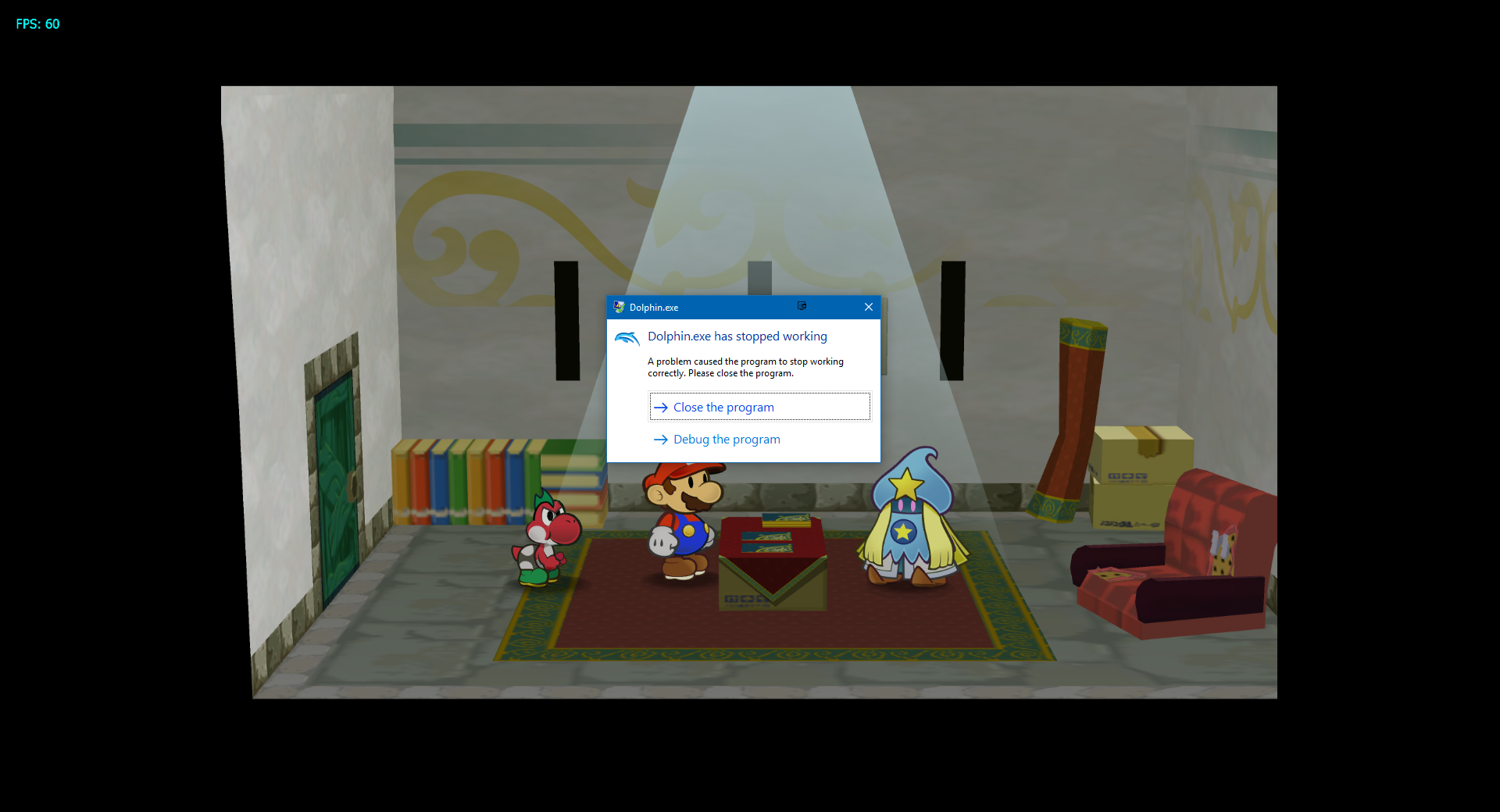 dolphin settings for paper mario the thousand year door rom
